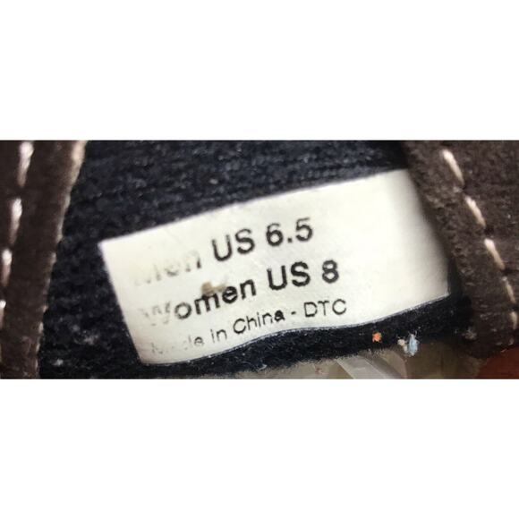 Vans Sk8-Hi Brown Leather Trippy Hippy Flower Hi-Top Sneaker Men 6.5 / Women 898 - Picture 7 of 8